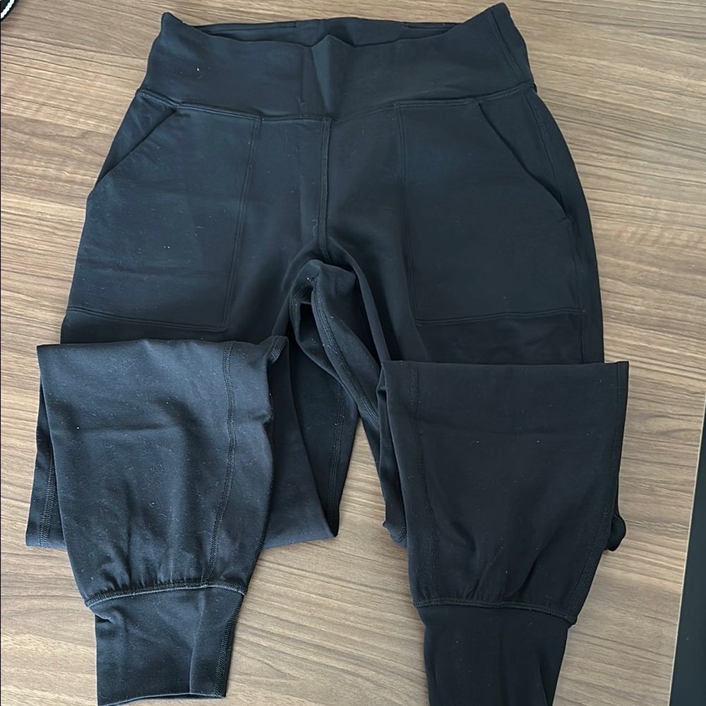 Black lululemon joggers